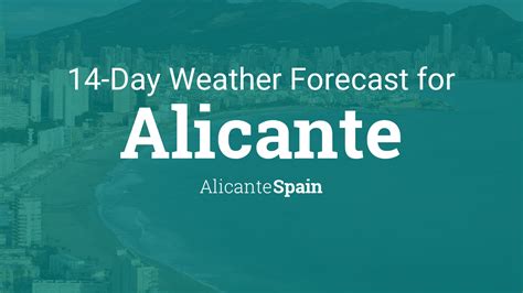 alicante spain november weather
